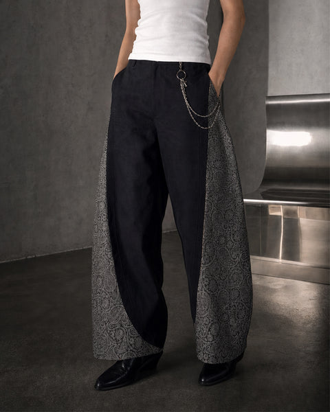 BANDANA PANELED PANTS