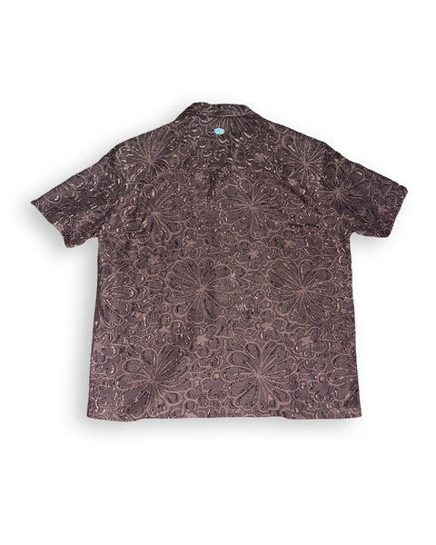 Red Floral Shirt - Back